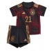 Tyskland Ilkay Gundogan #21 Bortaställ Barn VM 2022 Korta ärmar (+ Korta byxor)